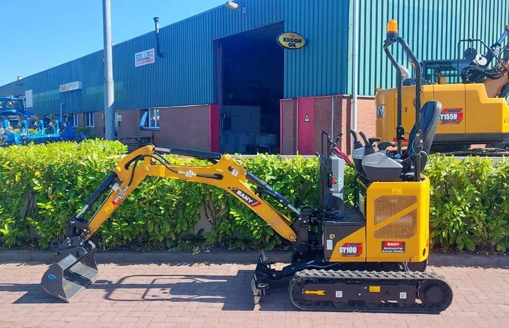 SANY SY10U minigraver uit voorraad