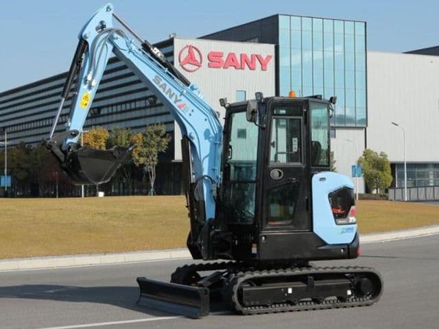 SANY SY35E elektrische minigraver