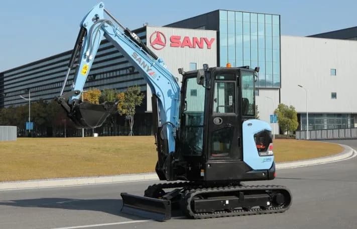 SANY SY35E elektrische minigraver
